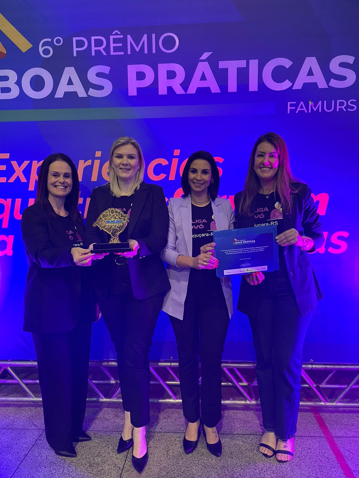 Pejuçara recebe prêmio de primeiro lugar com o projeto Se Liga Vovó