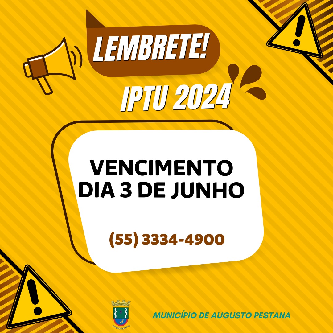 IPTU 2024: Augusto Pestana