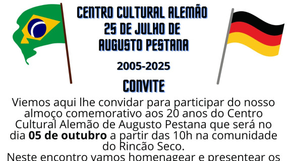 20 anos do Centro Cultural Alemão 25 de Julho