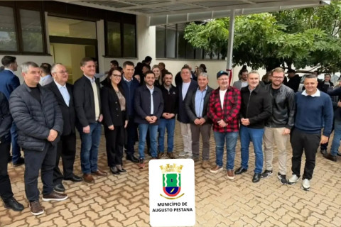 Prefeito Sergio Neuberger participou de duas agendas em Ijuí ao lado do vice-governador Gabriel Souza