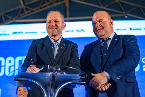 Ato solene em Imbé marca a posse de Ique Vedovato e da nova diretoria da Famurs para a Gestão 2026/2027