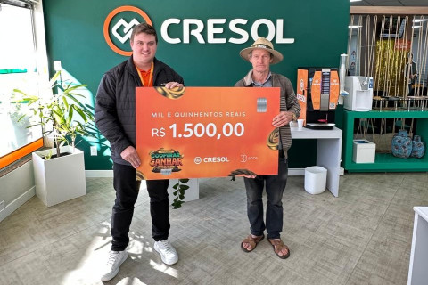 Campanha “Cooperar é Ganhar” segue premiando cooperados da Cresol Raiz em todo o RS