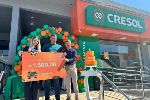 Cresol realiza último sorteio mensal da campanha “Cooperar é Ganhar” e entra na reta final com prêmios de até R$ 1 milhão