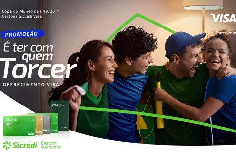 Sicredi e Visa realizam ação para a Copa do Mundo da FIFA™