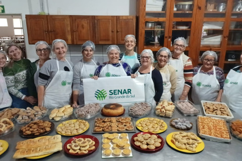 Curso de Bolachas e Salgados em Parceria com SENAR