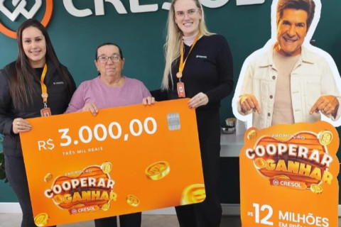 Cooperar é Ganhar distribui novos prêmios de R$3 mil e fortalece a educação financeira
