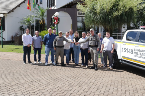 Brigada Militar de Augusto Pestana recebe nova viatura