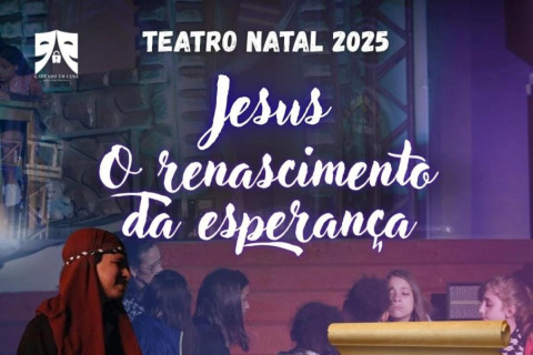 TEATRO DE NATAL TRANSFERIDO PARA DIA 26 DE DEZEMBRO